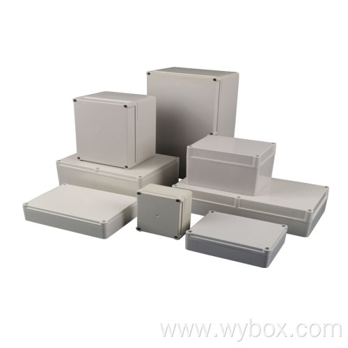 50 Different Sizes ABS Plastic Dustproof Waterproof IP65 Junction Box Shell Universal Electrical Project Enclosure Gray
